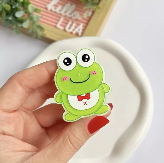 Işıklı kurbağa pens toka 