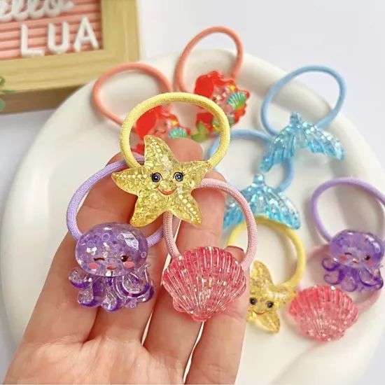 Deniz temalı lastik toka çifti