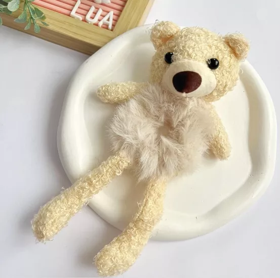 Sevimli ayıcık lastik toka