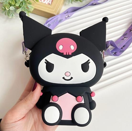 Kuromi mini silikon çanta 