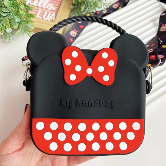 Minnie mouse mini silikon çanta