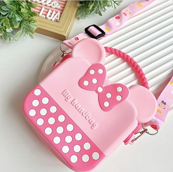 Minnie mouse mini silikon çanta