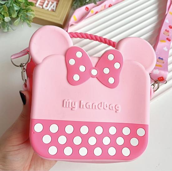 Minnie mouse mini silikon çanta