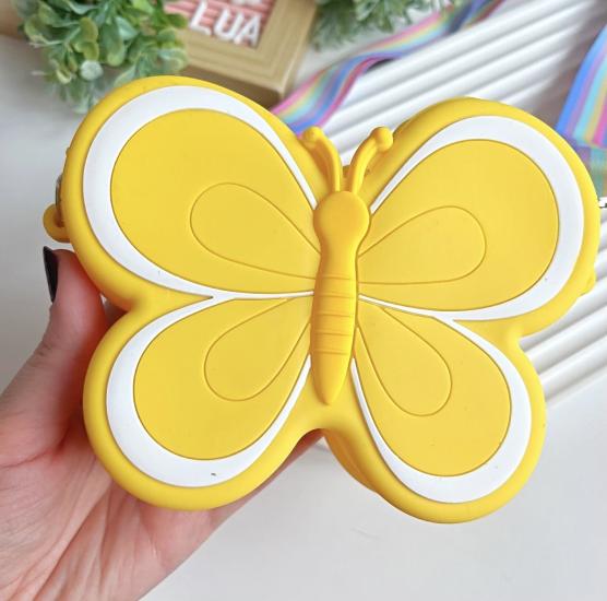 Kelebek mini silikon çanta