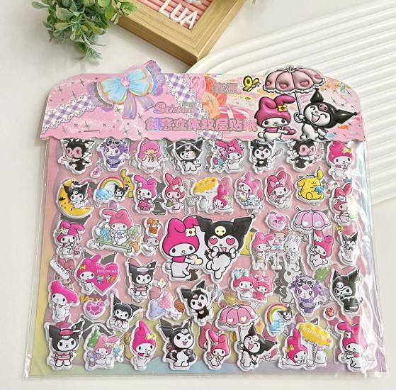 Kuromi sticker set 2 sayfa
