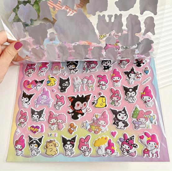 Kuromi sticker set 2 sayfa