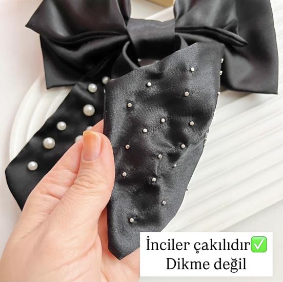 İnci detaylı mega Fiyonk otomatik toka 