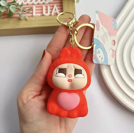 Kalp detaylı crybaby anahtarlık