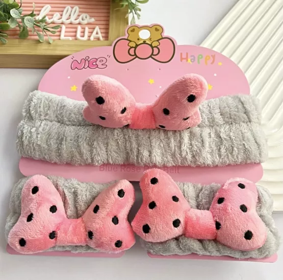 Havlu Bandana ve bileklik seti