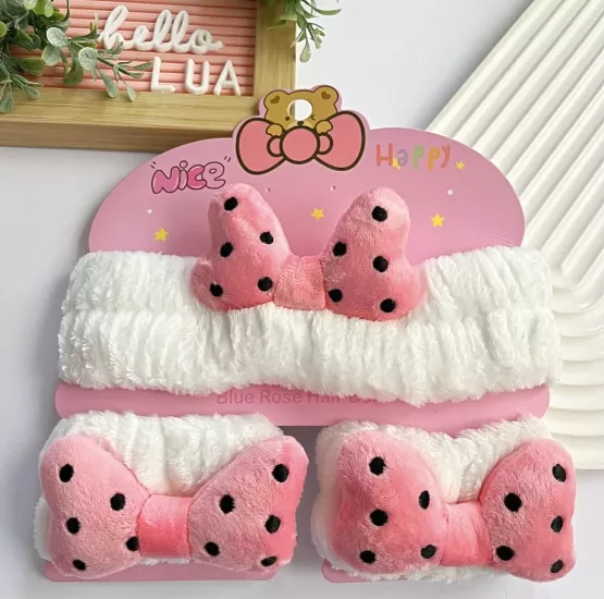 Havlu Bandana ve bileklik seti