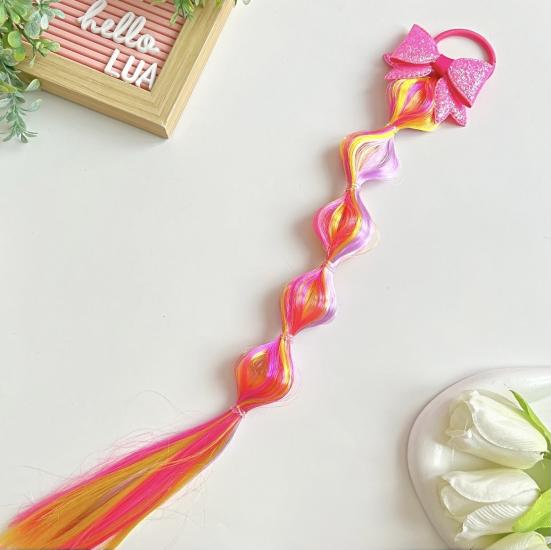 Fiyonk figürlü bonbon saç detaylı lastik toka