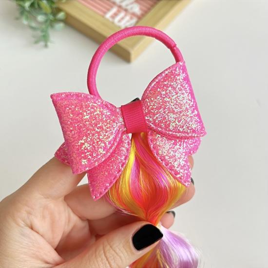 Fiyonk figürlü bonbon saç detaylı lastik toka