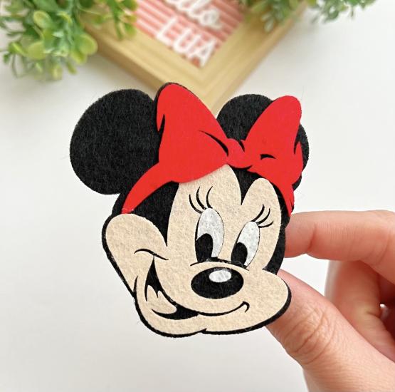 El yapımı minnie mouse figürlü pens toka adet