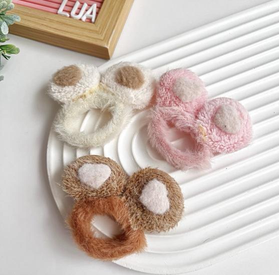3lü peluş lastik toka seti