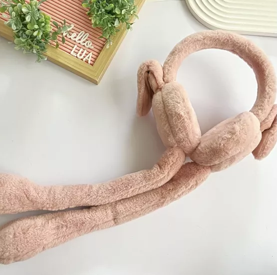 Oynar kulaklı peluş kulaklık