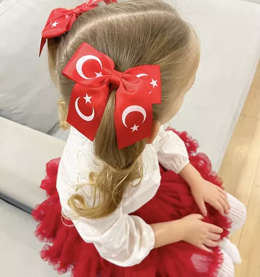 29 Ekim özel Bayrak desenli Pens toka çifti