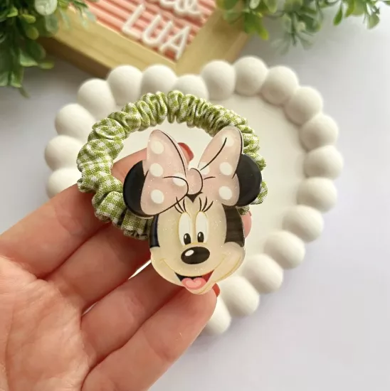 Minnie mouse figürlü lastik toka adet