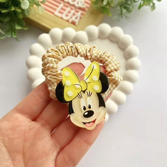 Minnie mouse figürlü lastik toka adet