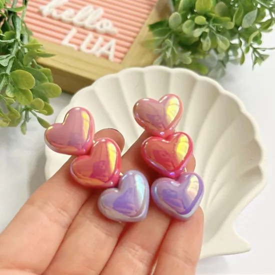 Kalp figürlü pens toka çifti