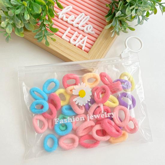 Kilitli poşette karışık renk soft lastik tokalar