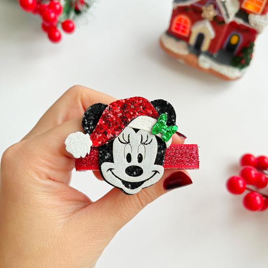 Minnie mouse yeniyıl temalı pens toka adet