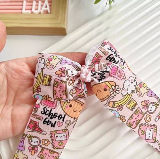 Okul temalı fiyonk pens toka 