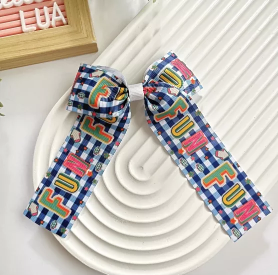 Okul temalı fiyonk pens toka 