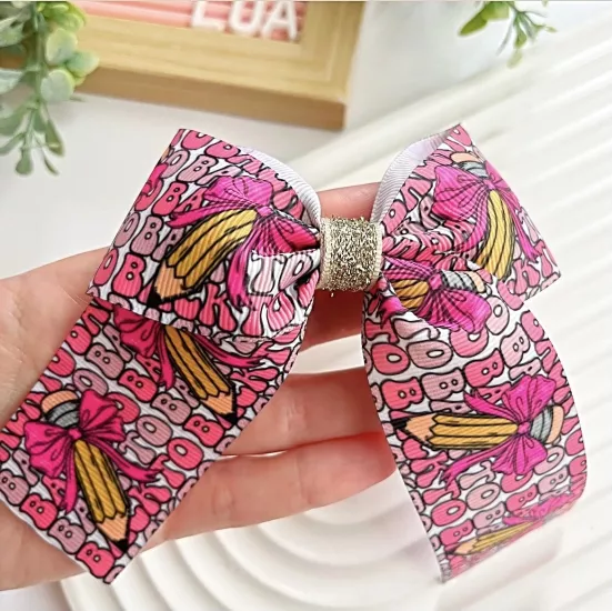 Okul temalı fiyonk pens toka 