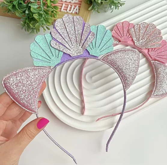 Denizkızı temalı taç adet