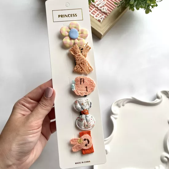 Saçsız bebek tokası seti