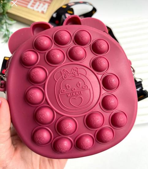 Popit detaylı minnie mouse mini çanta 