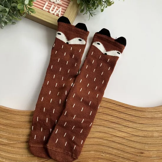 Sevimli tilki çorap