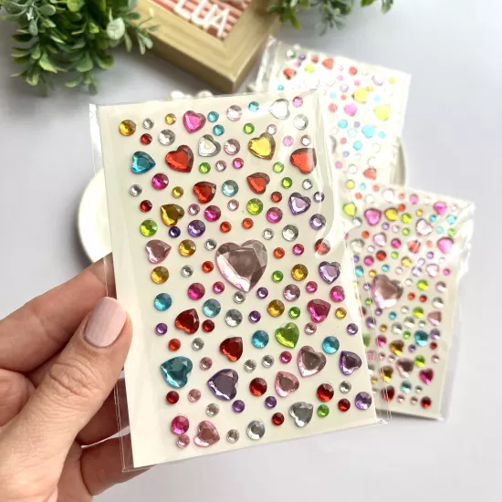 Yüz ve saç sticker paketi 