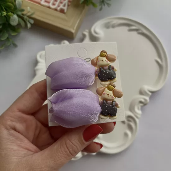 Sevimli figür detaylı pens toka çifti 